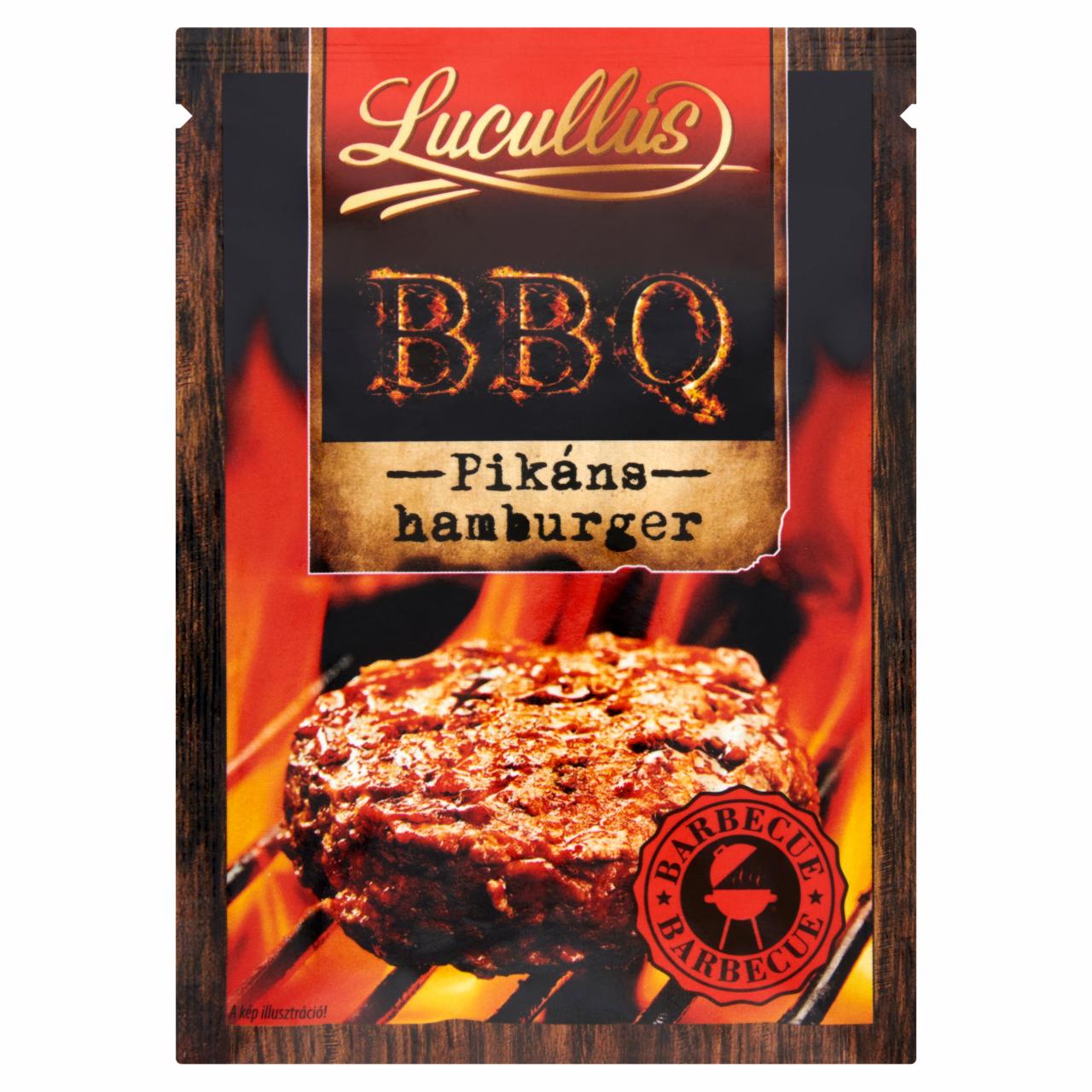 Képek - Lucullus BBQ pikáns hamburger fűszerkeverék 43 g