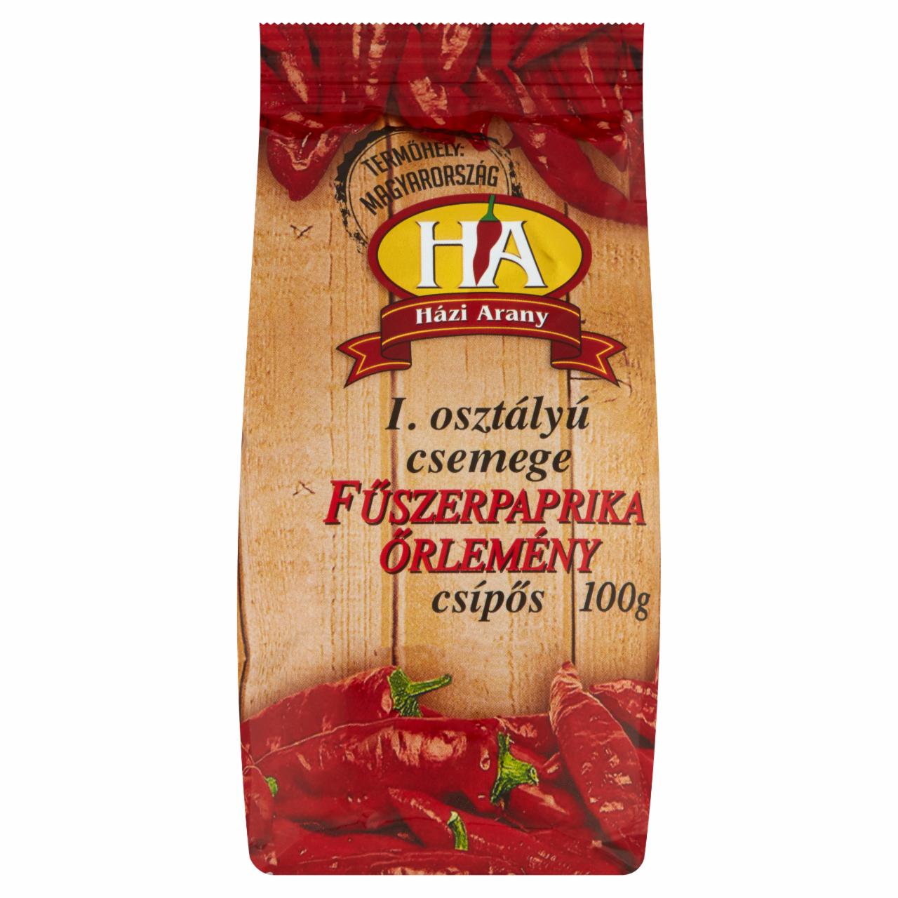 Képek - Házi Arany I. osztályú csípős csemege fűszerpaprika őrlemény 100 g