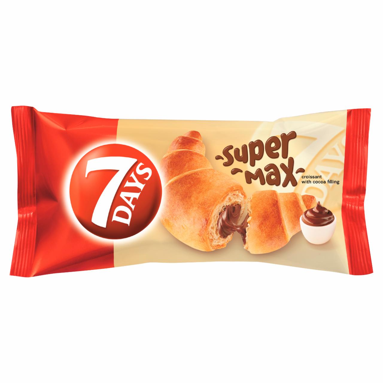 Képek - 7DAYS Super Max croissant kakaós töltelékkel 110 g