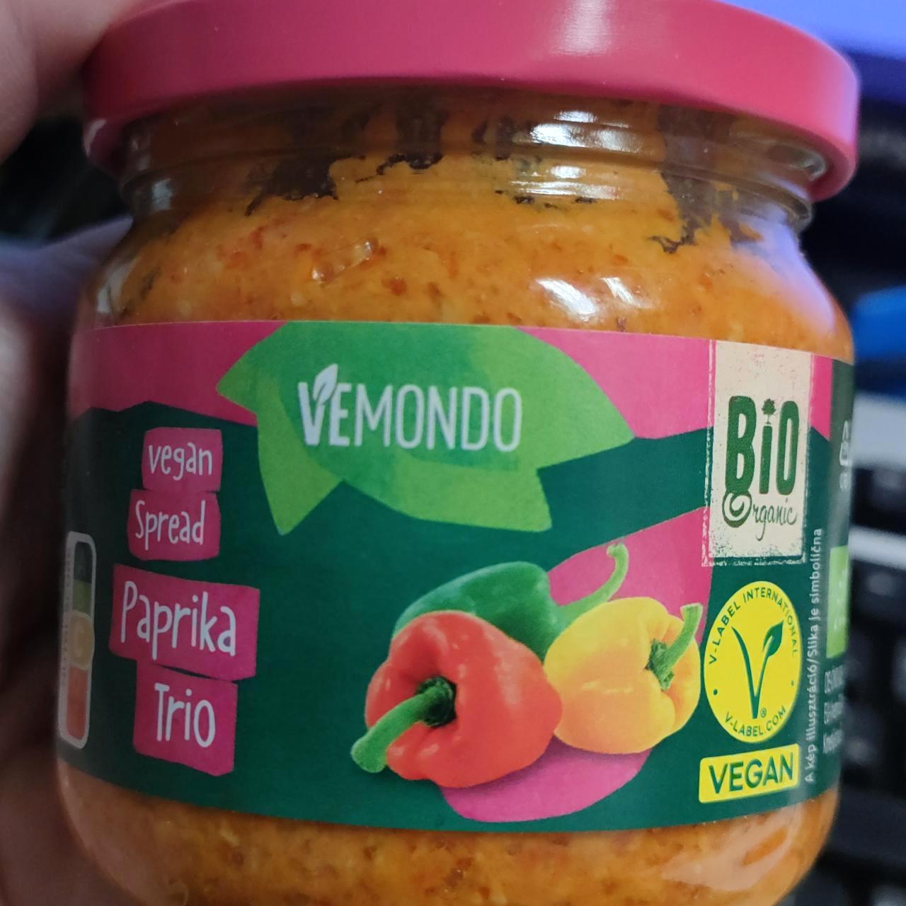 Képek - Vegan spread paprika trio Vemondo