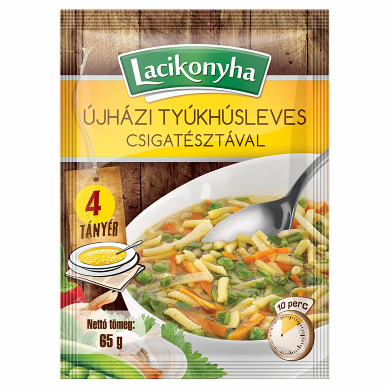 Képek - Lacikonyha Újházi tyúkhúsleves csigatésztával 65 g