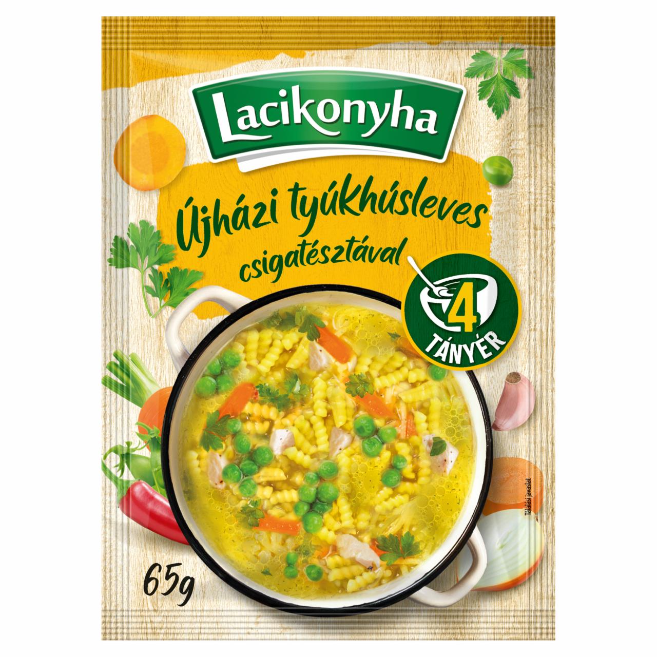 Képek - Lacikonyha Újházi tyúkhúsleves csigatésztával 65 g