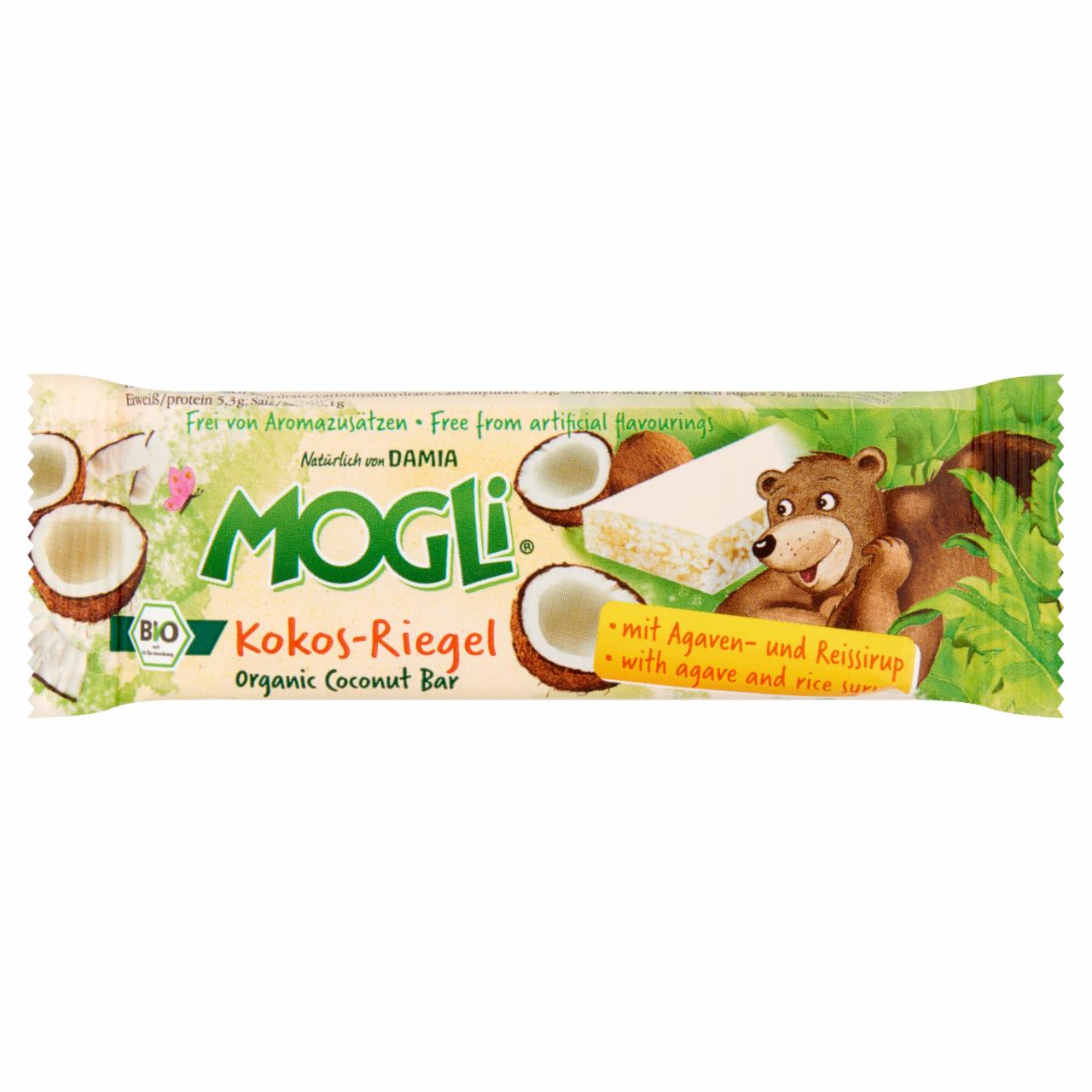 Képek - MOGLI Bio Riegel kókuszos müzliszelet 25 g