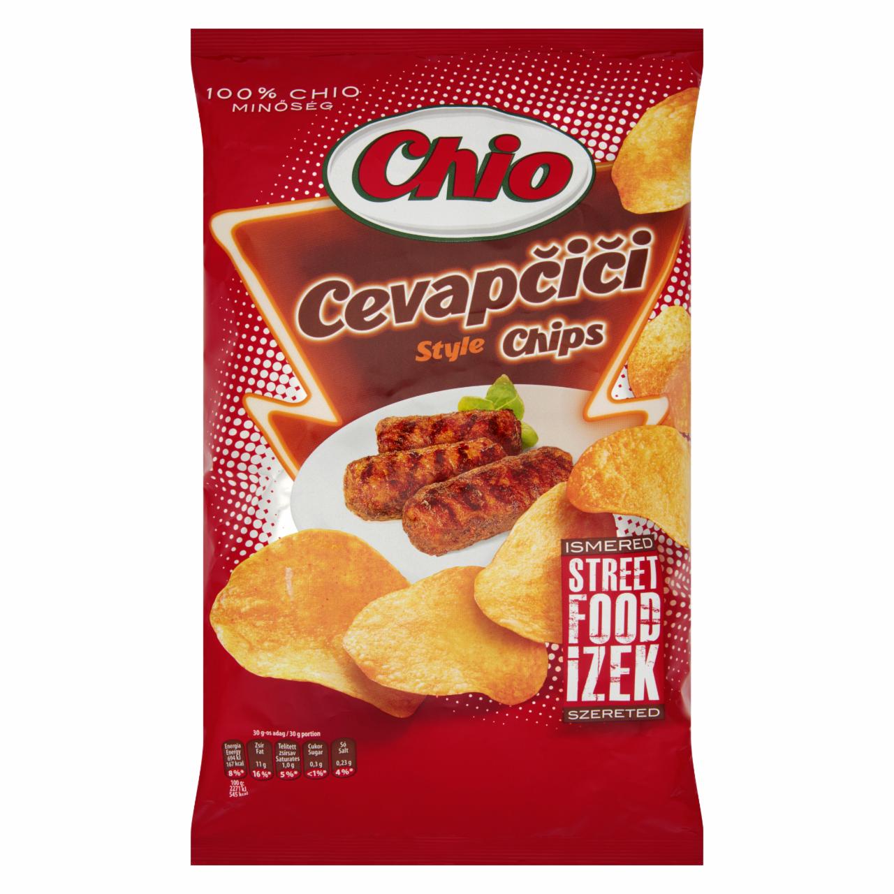 Képek - Chio csevapcsicsa ízű burgonyachips 150 g