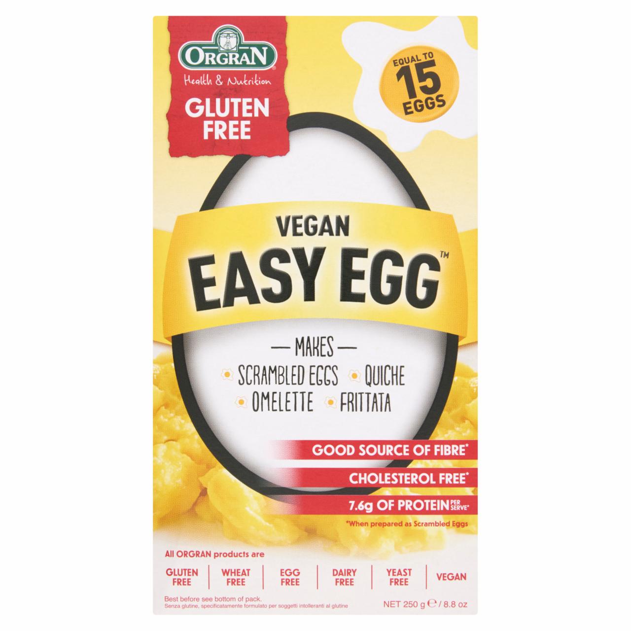 Képek - Orgran Easy Egg gluténmentes vegán tojás mix por rántottához 250 g