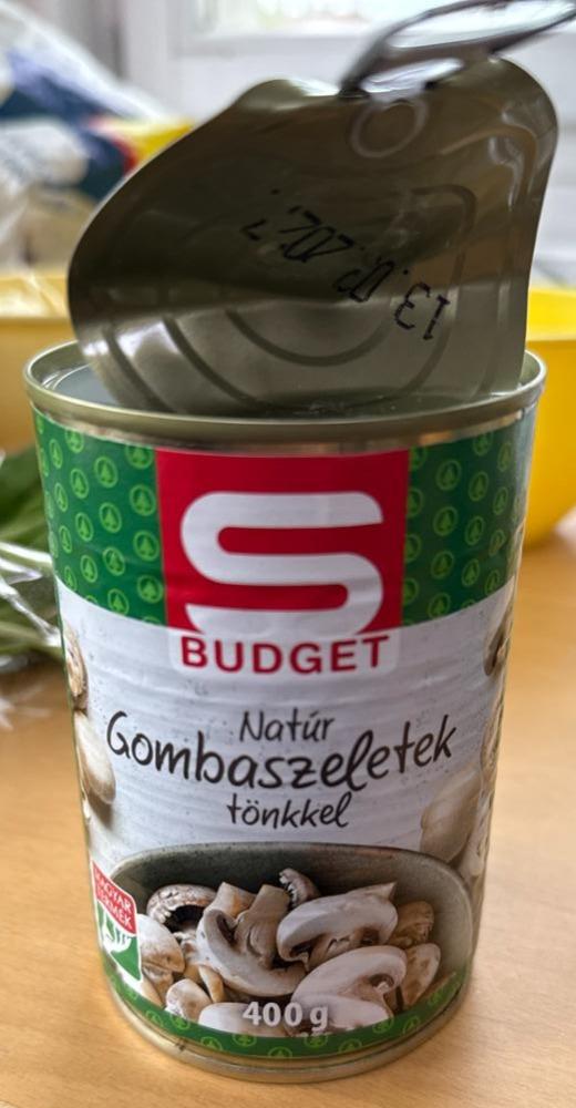 Képek - Natúr Gombaszeletek tönkkel S Budget