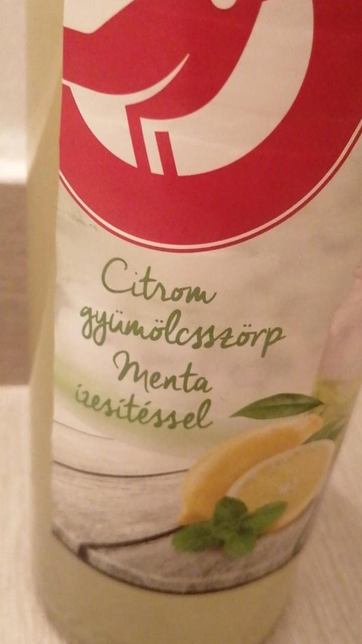 Képek - Citrom gyümölcsszörp menta ízesítéssel Auchan