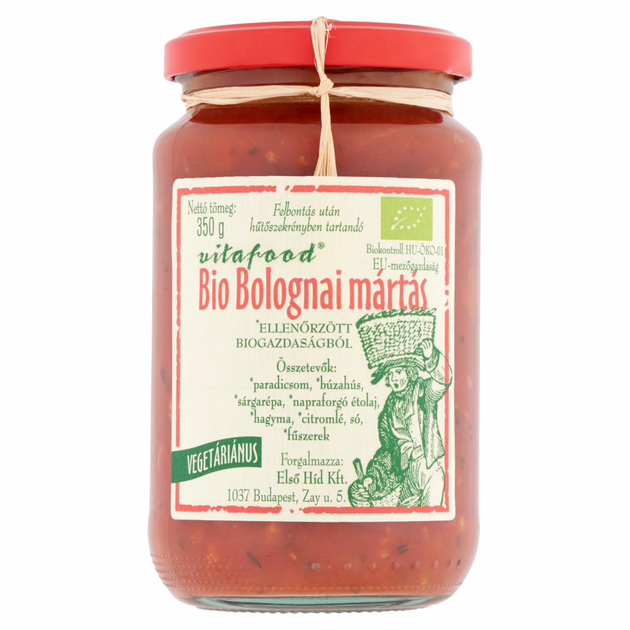 Képek - Vitafood BIO bolognai mártás 350 g