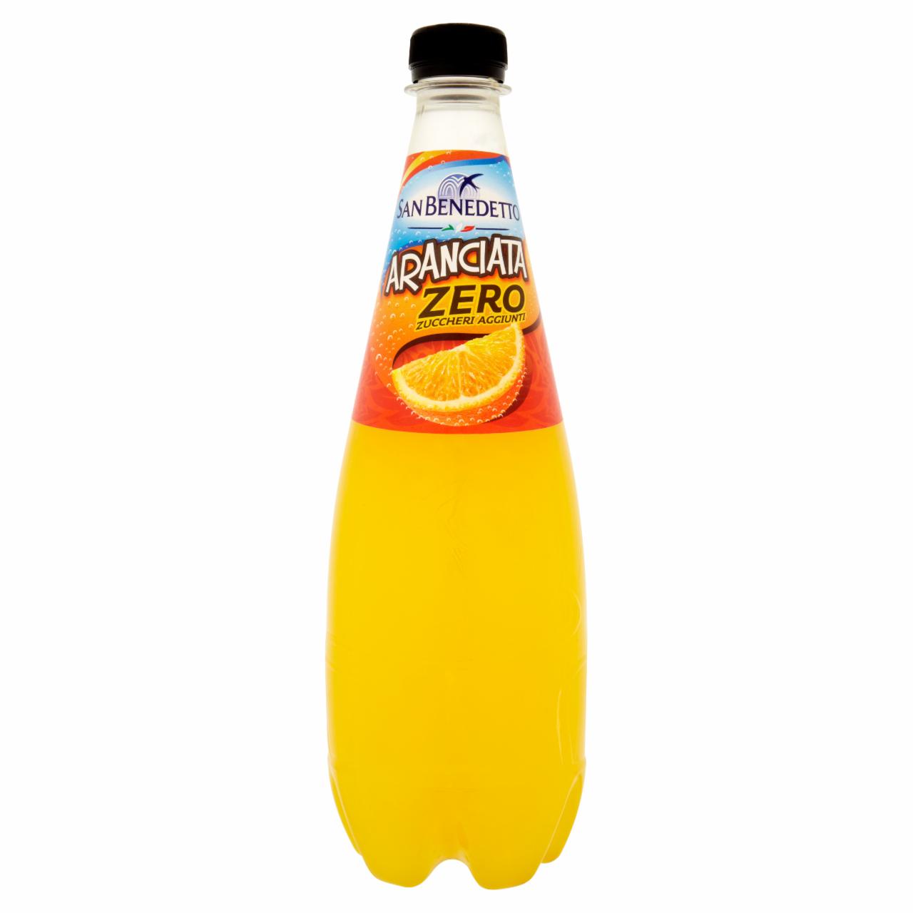 Képek - San Benedetto Zero Aranciata szén-dioxiddal dúsított cukormentes narancs ízű üdítőital 0,75 l