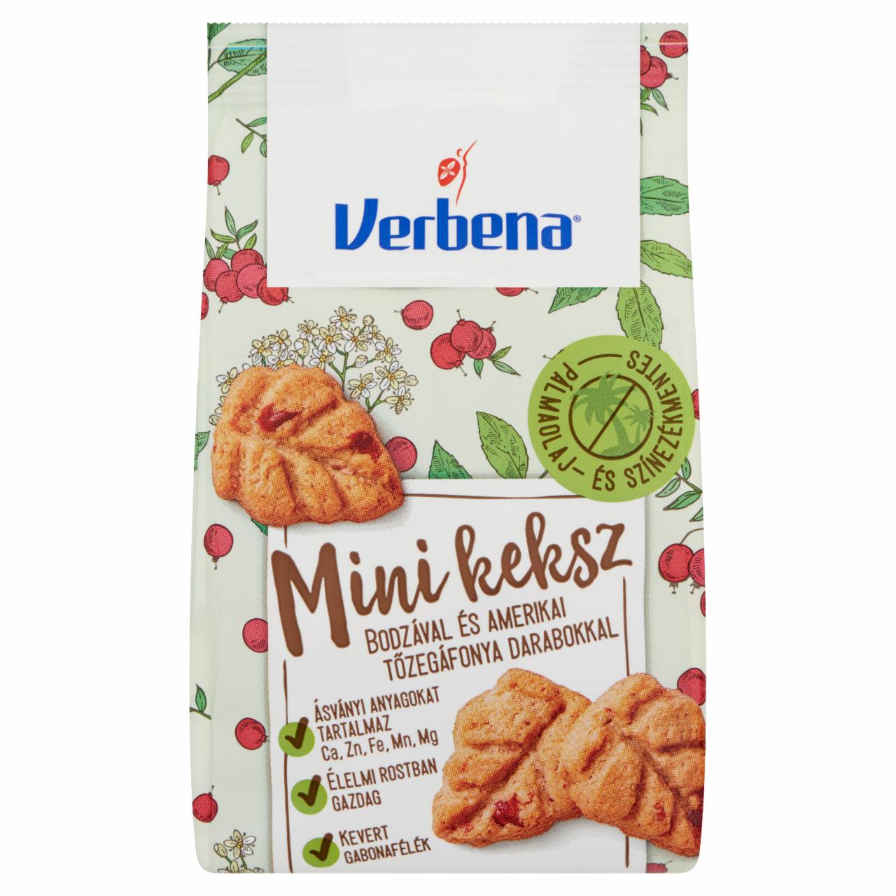 Képek - Verbena mini keksz bodzával és amerikai tőzegáfonya darabokkal 90 g