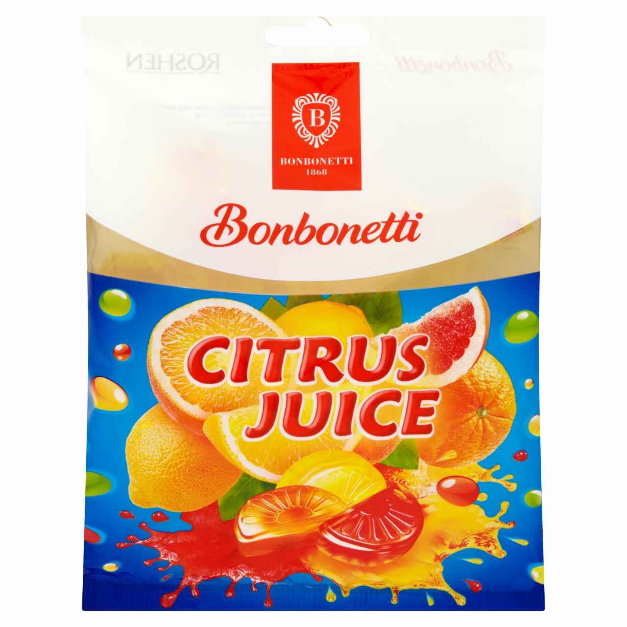 Képek - Bonbonetti vegyes citrusgyümölcs ízű töltött cukorka 80 g