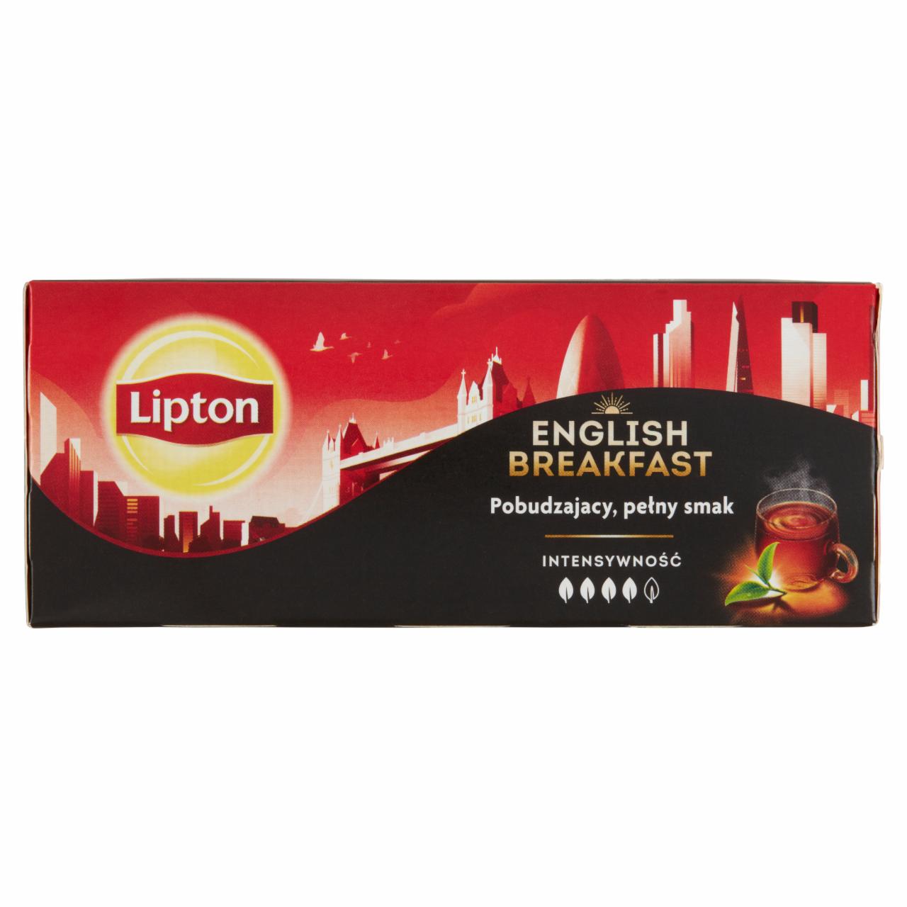 Képek - Lipton English Breakfast fekete tea 25 teafilter 50 g
