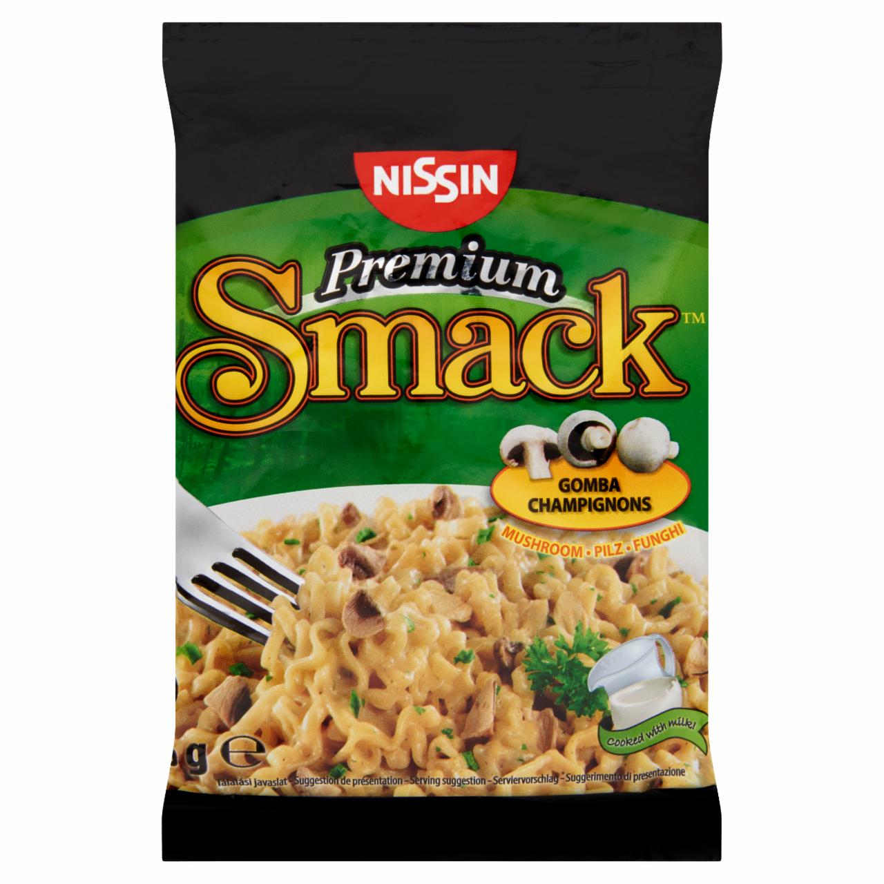 Képek - Nissin Smack Premium instant tészta tejszínes gombás szósszal 126 g