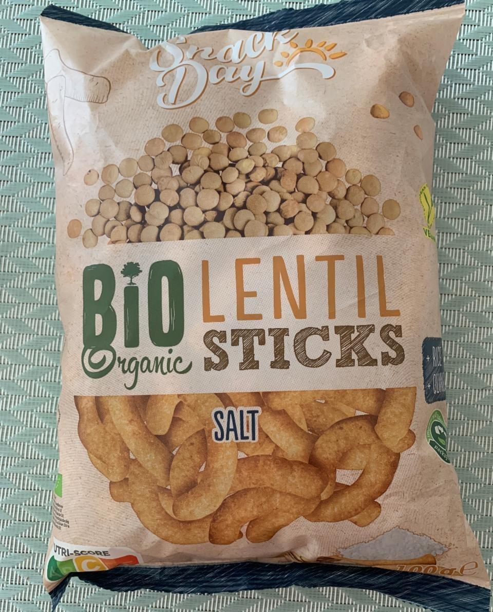 Képek - Bio snack day bio lencsepálcika sós 