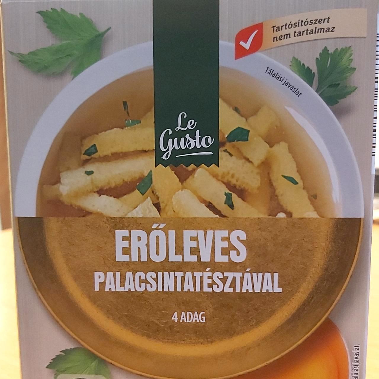 Képek - Erőleves palacsintatésztával Le Gusto