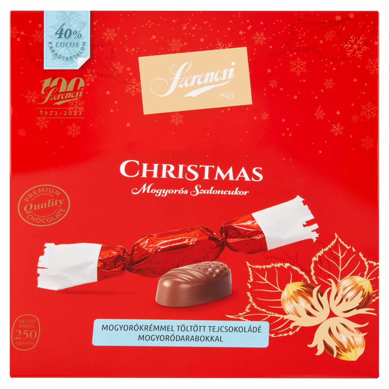 Képek - Szerencsi Christmas mogyorós szaloncukor 250 g