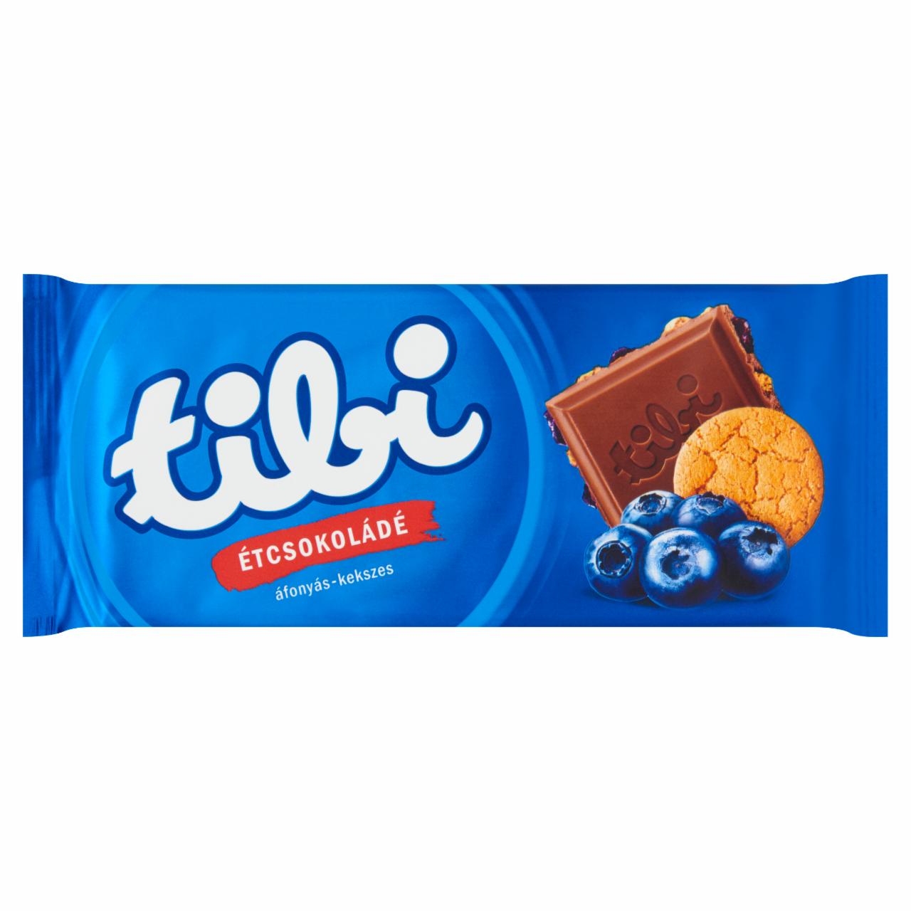 Képek - Tibi áfonyás-kekszes étcsokoládé 90 g