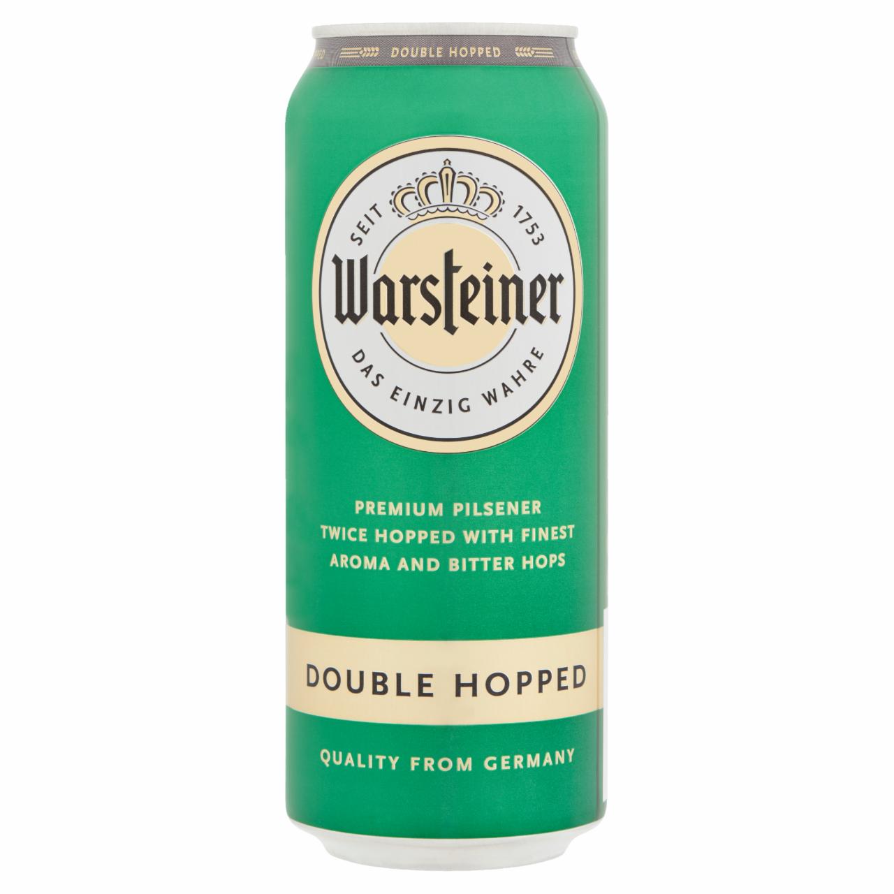 Képek - Warsteiner német világos dupla komlós pils típusú sör 4,8% 0,5 l