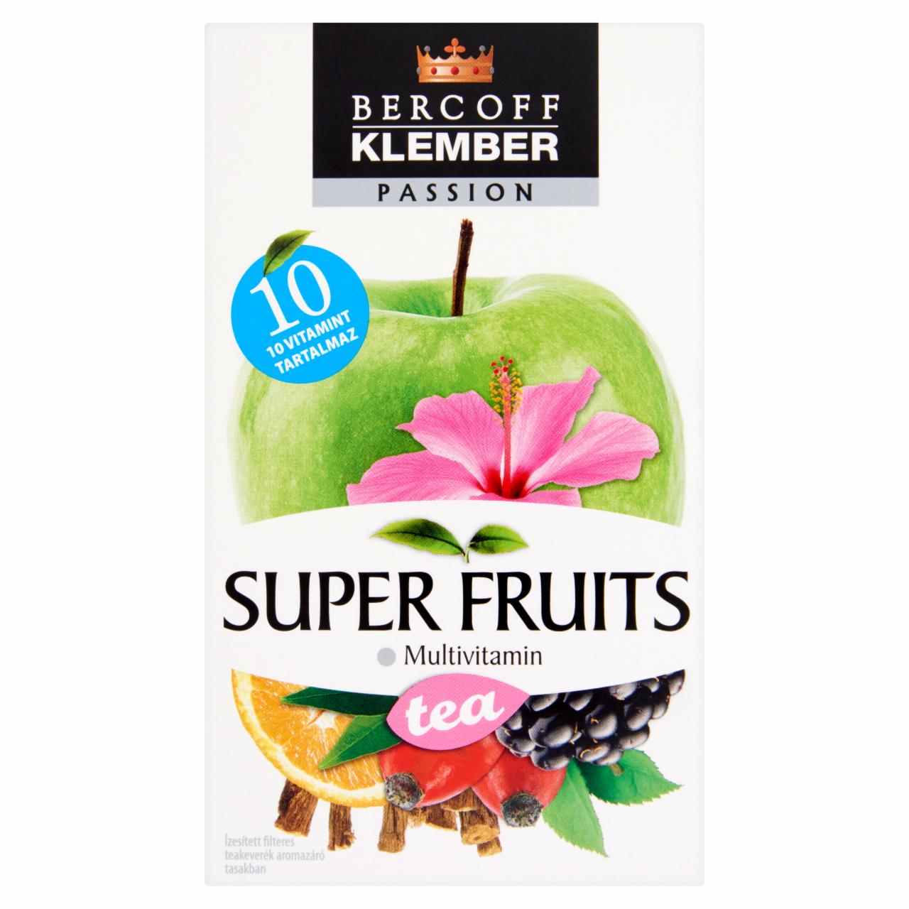 Képek - Bercoff Klember Passion Super Fruits narancs ízű gyümölcstea vitaminokkal 20 filter 50 g