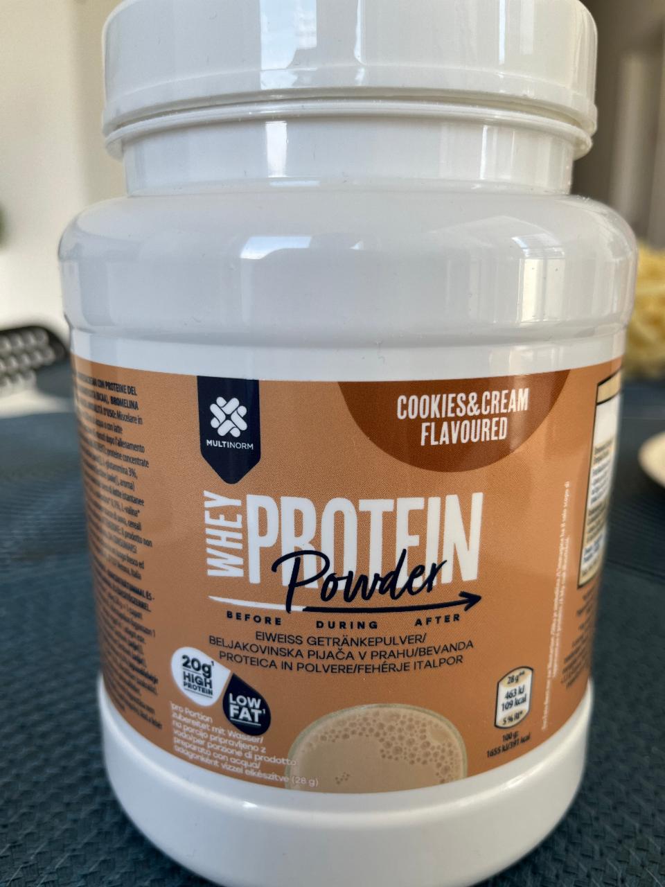 Képek - Whey protein powder Cookies & Cream Multinorm