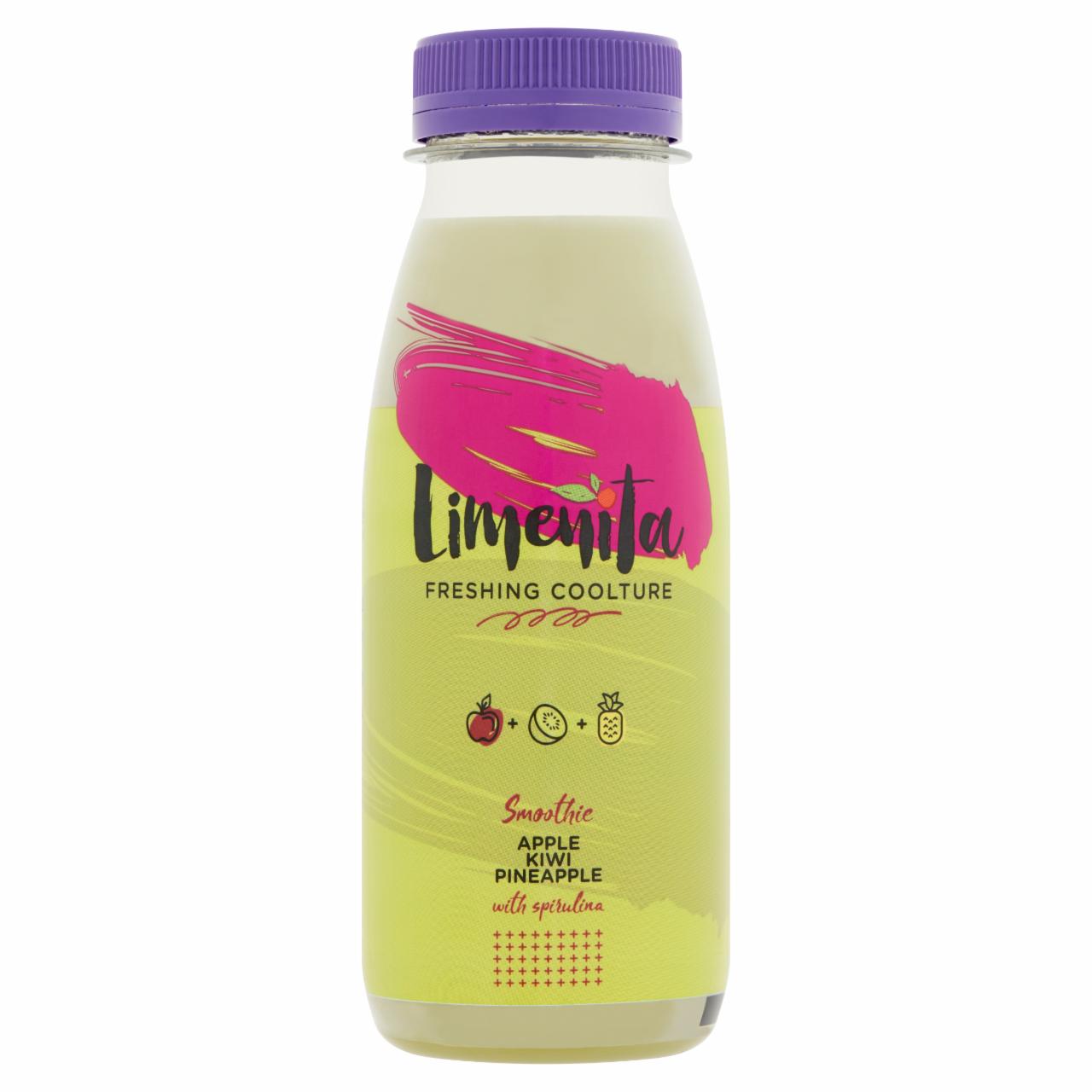 Képek - Limeñita Apple-Kiwi-Pineapple gyümölcslé többféle gyümölcsből, spirulina alga kivonattal 250 ml