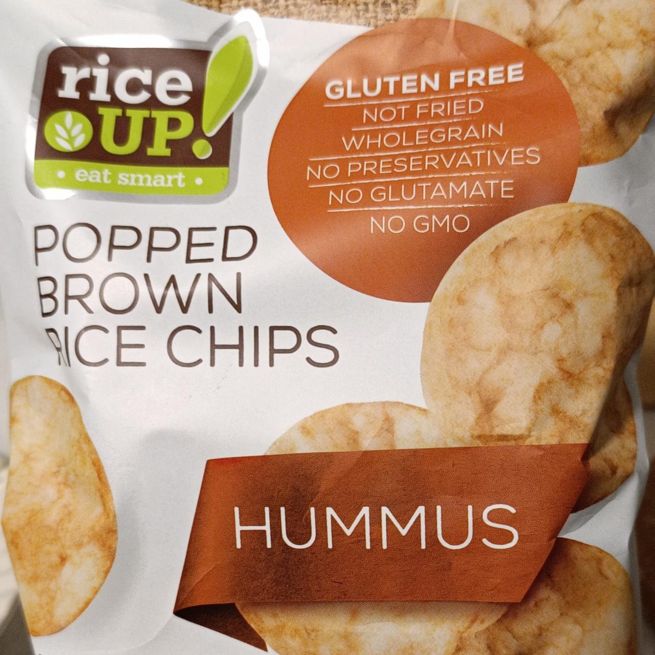 Képek - Popped brown rice chips HUMMUS Rice Up!