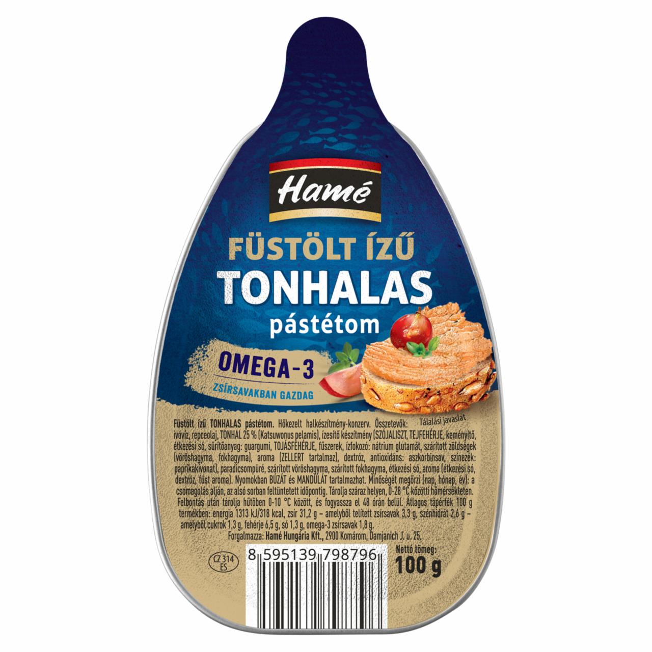 Képek - Hamé füstölt ízű tonhalas pástétom 100 g