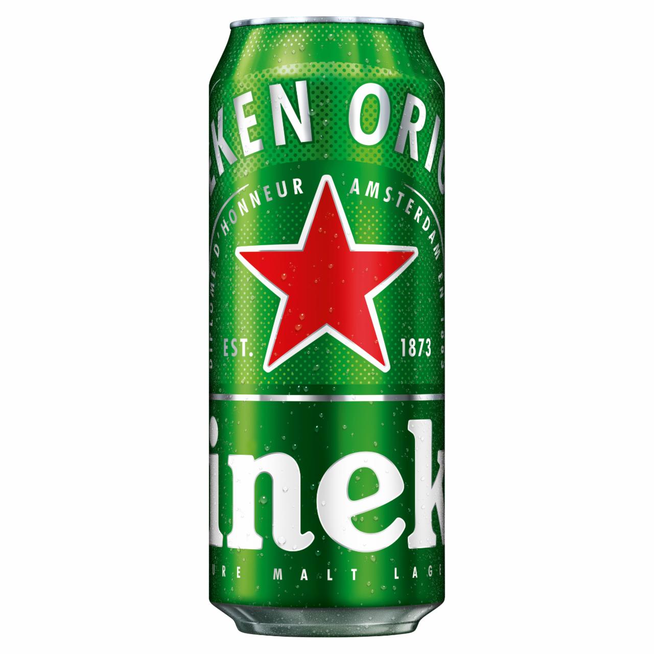 Képek - Heineken Original minőségi világos sör 5% 0,5 l doboz