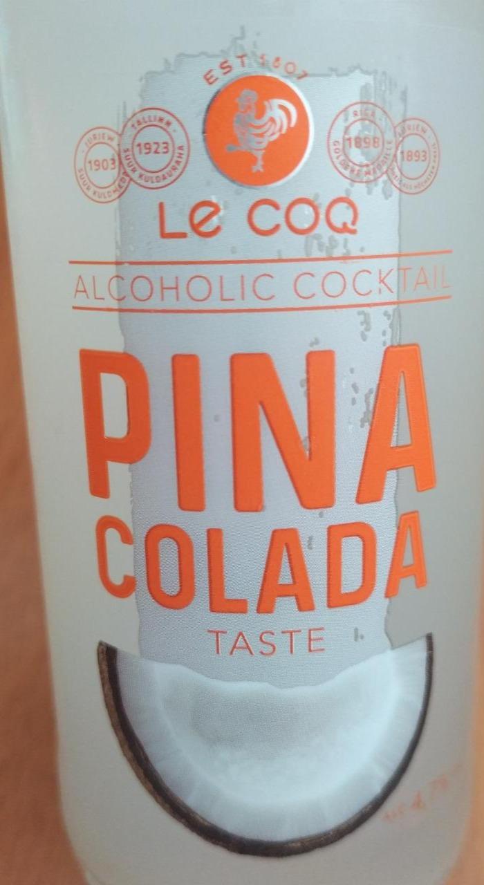 Képek - Le Coq Pina Colada kókusz-ananász ízű szénsavas alkoholos ital 4,7% 0,33 l
