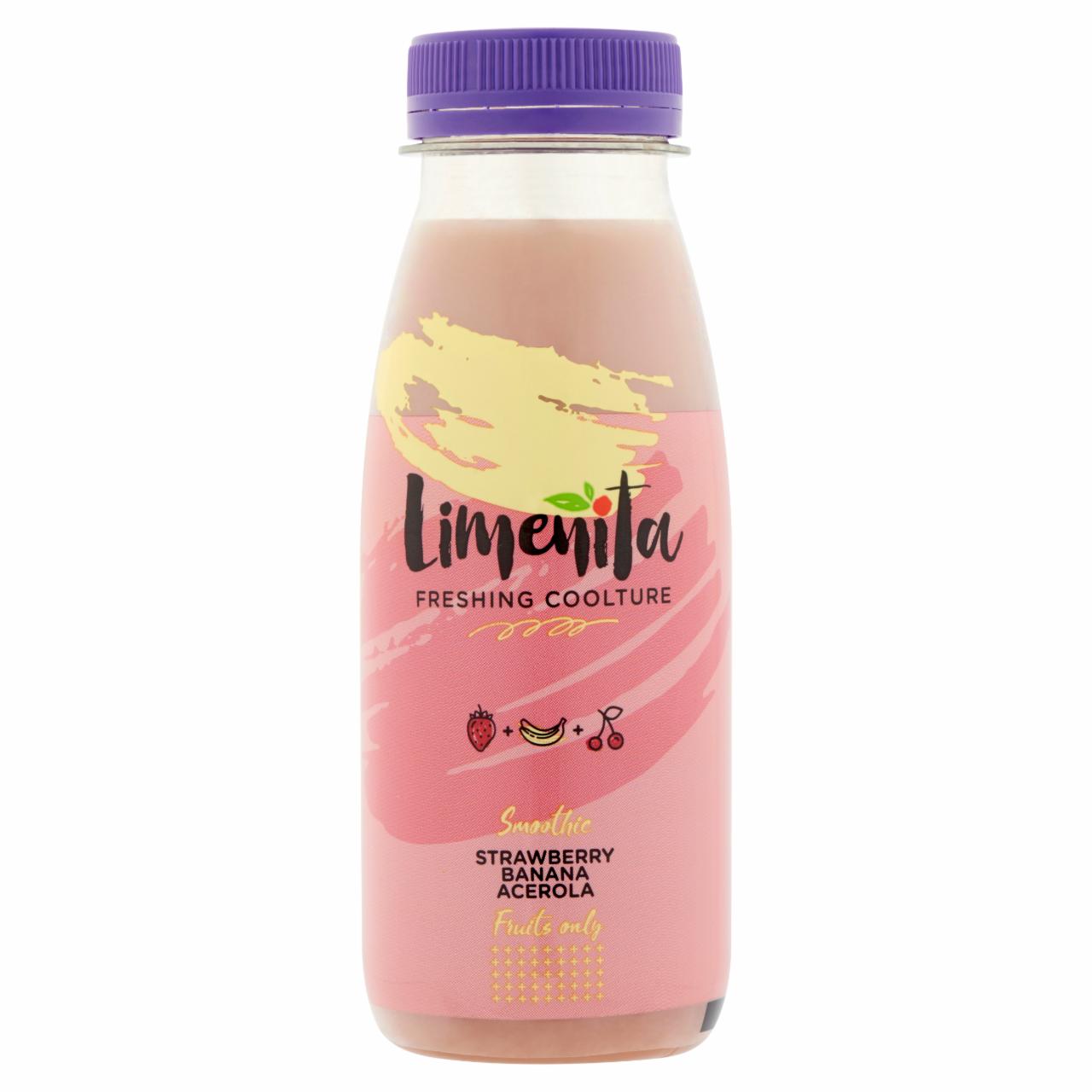 Képek - Limeñita Strawberry-Banana-Acerola gyümölcslé többféle gyümölcsből 250 ml