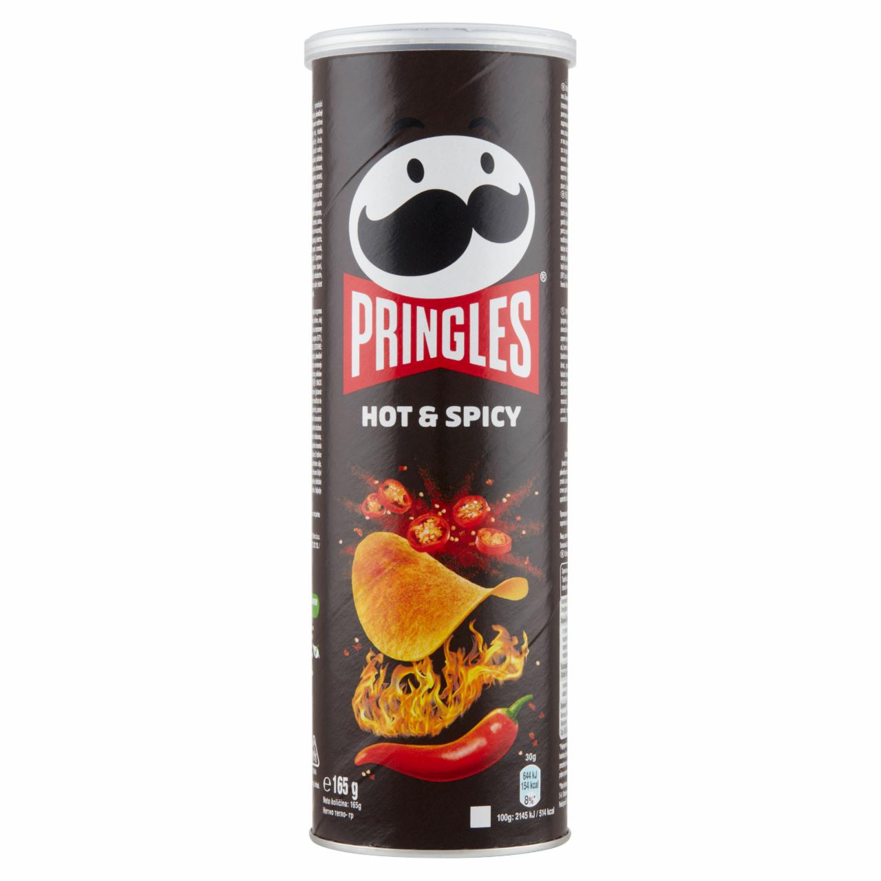 Képek - Pringles Hot & Spicy csípős ízesítésű snack 165 g