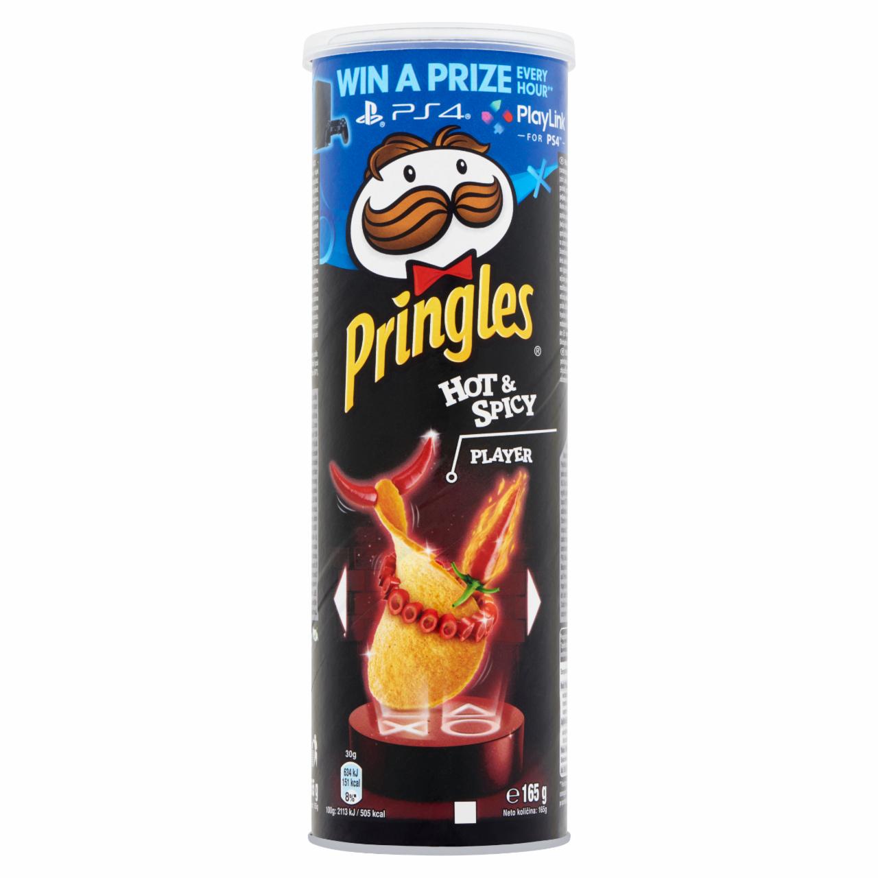 Képek - Pringles Hot & Spicy csípős ízesítésű snack 165 g