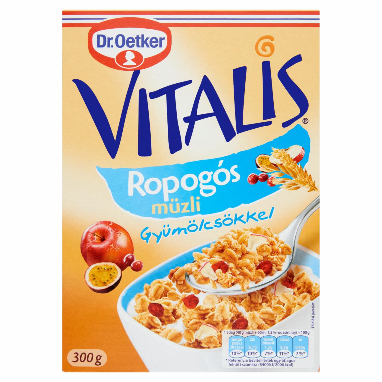 Képek - Dr. Oetker Vitalis Ropogós müzli gyümölcsökkel 300 g