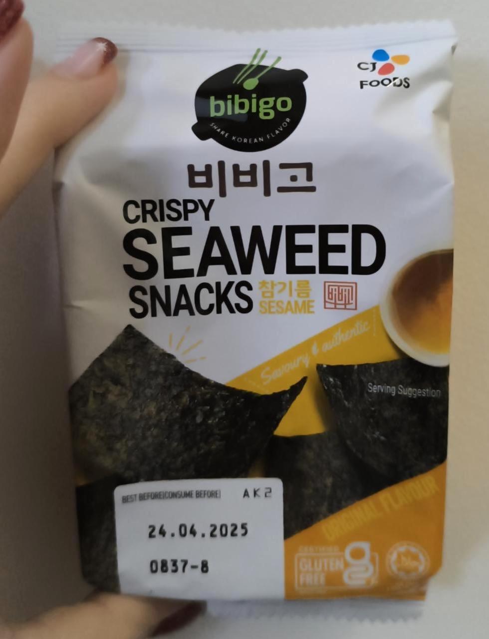 Képek - Crispy seaweed snack Bibigo