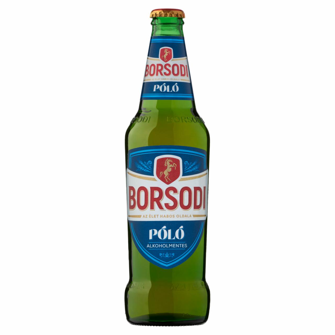 Képek - Borsodi Póló alkoholmentes világos sör 0,5% 0,5 l