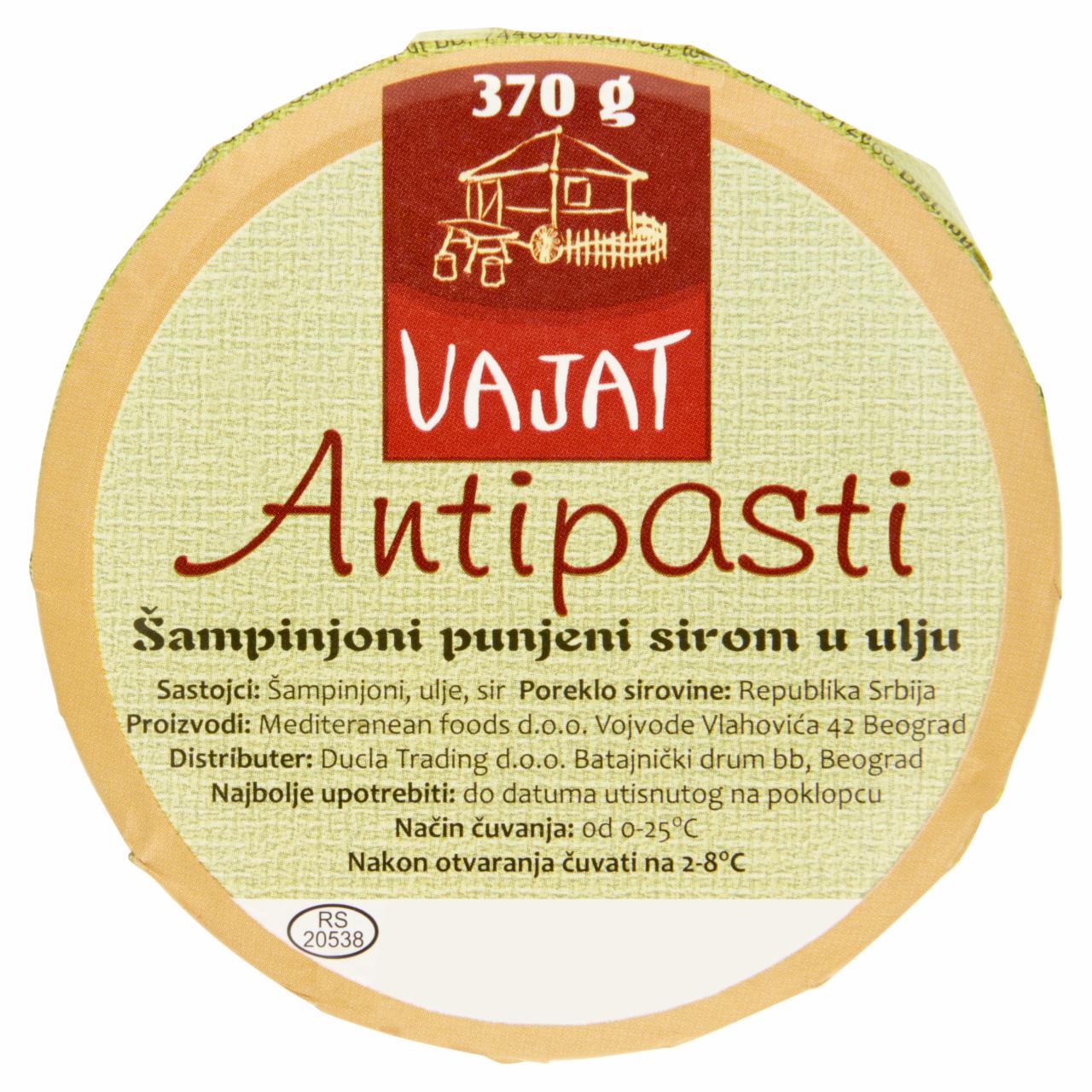 Képek - Vajat Antipasti gombafejek túróval töltve napraforgóolajban 370 g