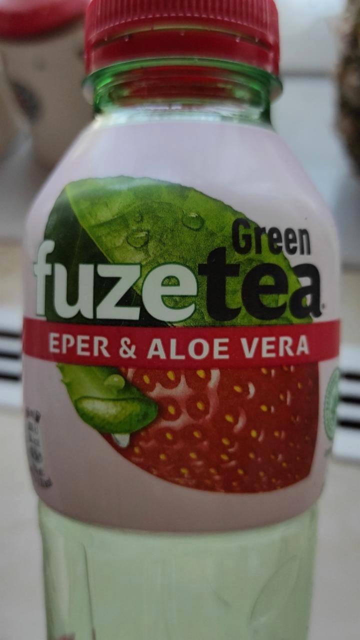 Képek - Green tea Eper és aloe vera Fuze tea