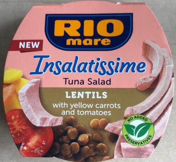Képek - Insalatissime tuna salad lentils with yellow carrots and tomatoes Rio mare