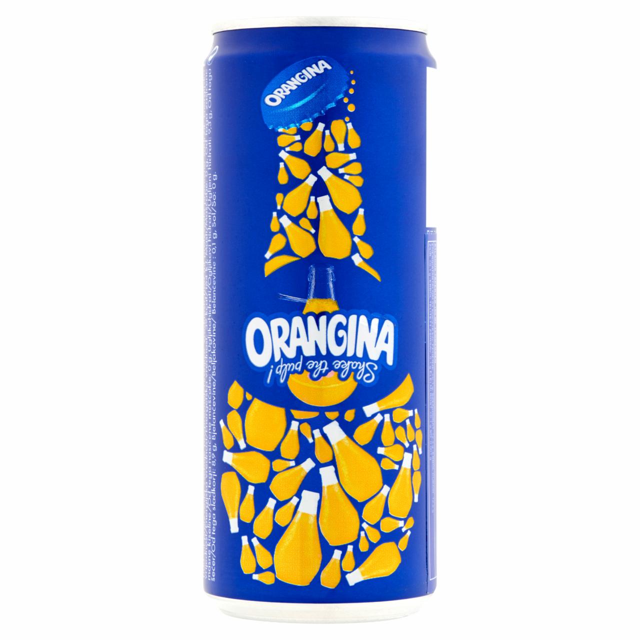 Képek - Orangina szénsavas narancs üdítőital, narancsrosttal 0,33 l