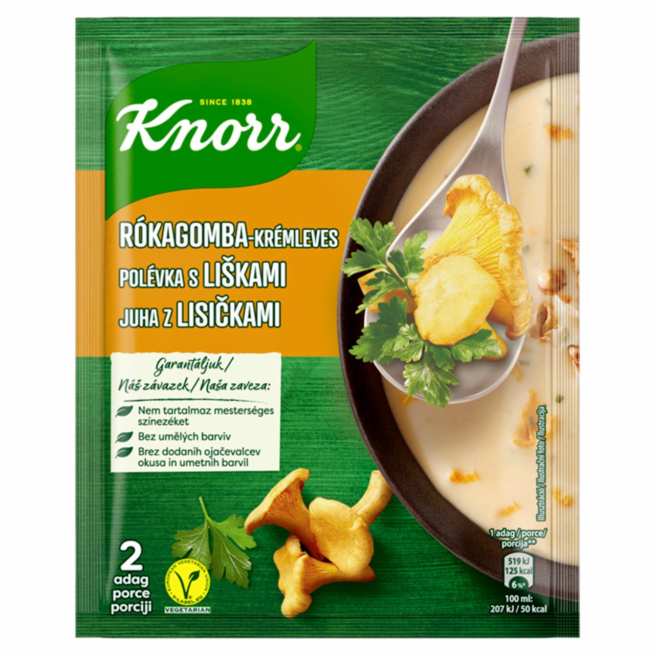 Képek - Knorr rókagomba-krémleves 56 g