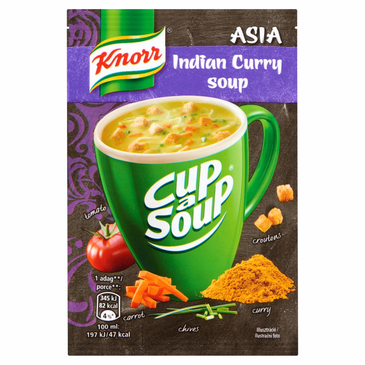 Képek - Knorr Cup a Soup Asia indiai curry leves 17 g