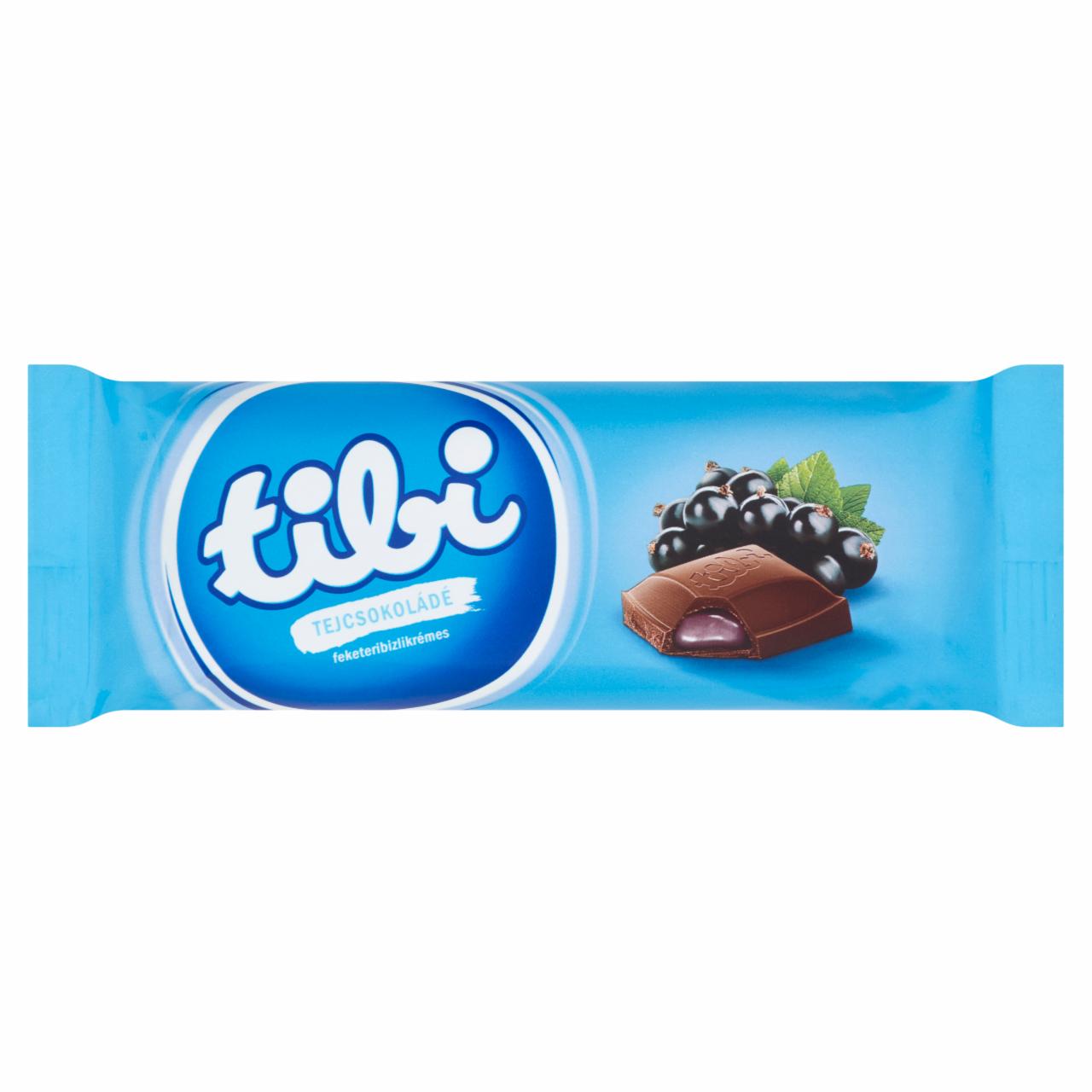 Képek - Tibi feketeribizlikrémes tejcsokoládé 100 g