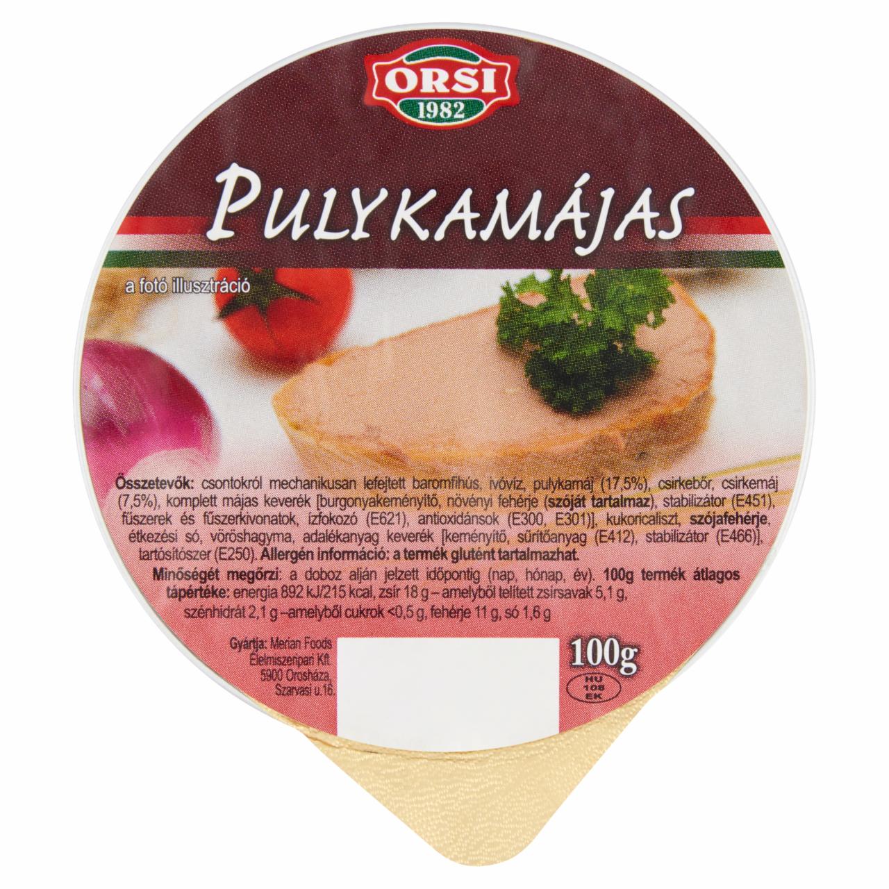 Képek - Orsi pulykamájas 100 g