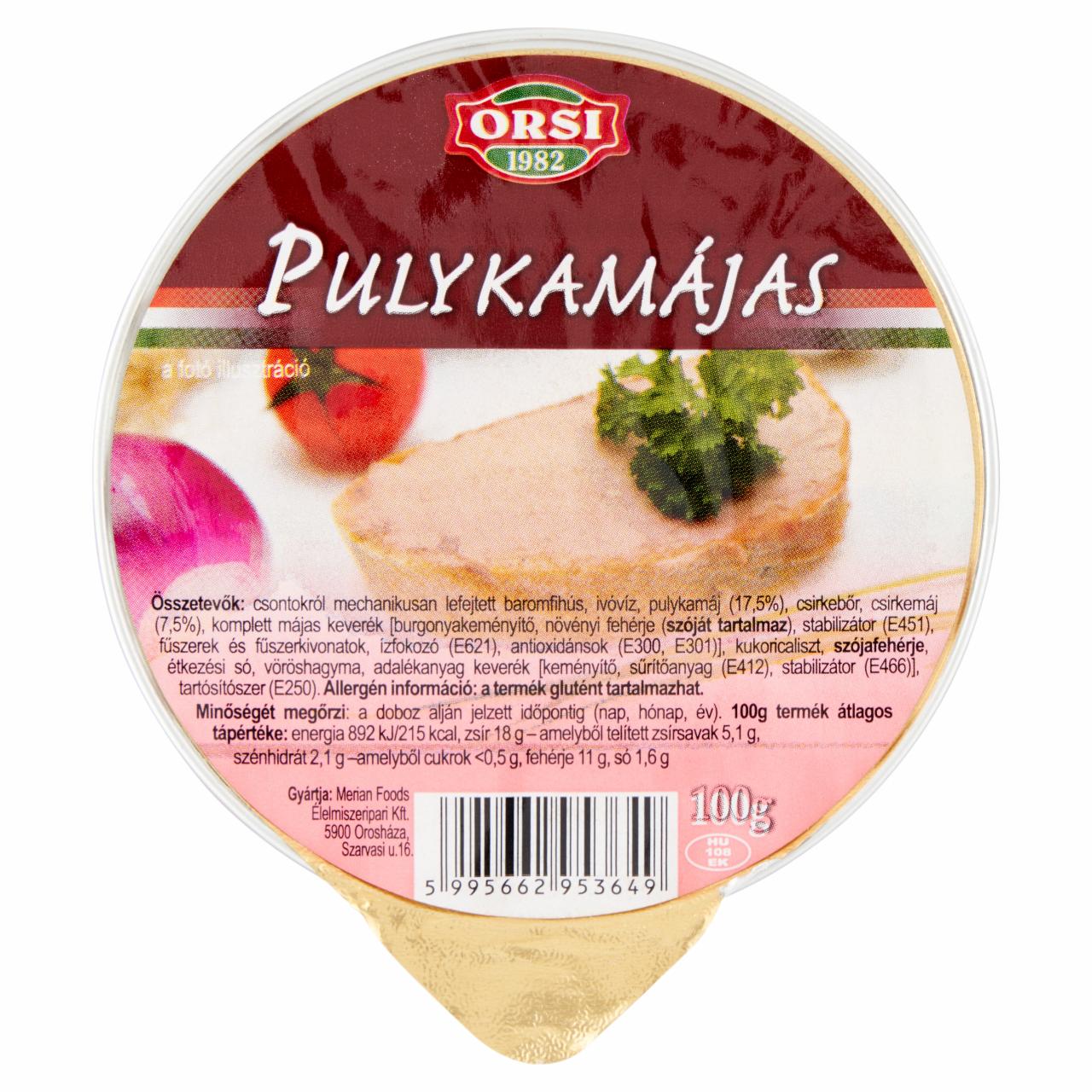 Képek - Orsi pulykamájas 100 g