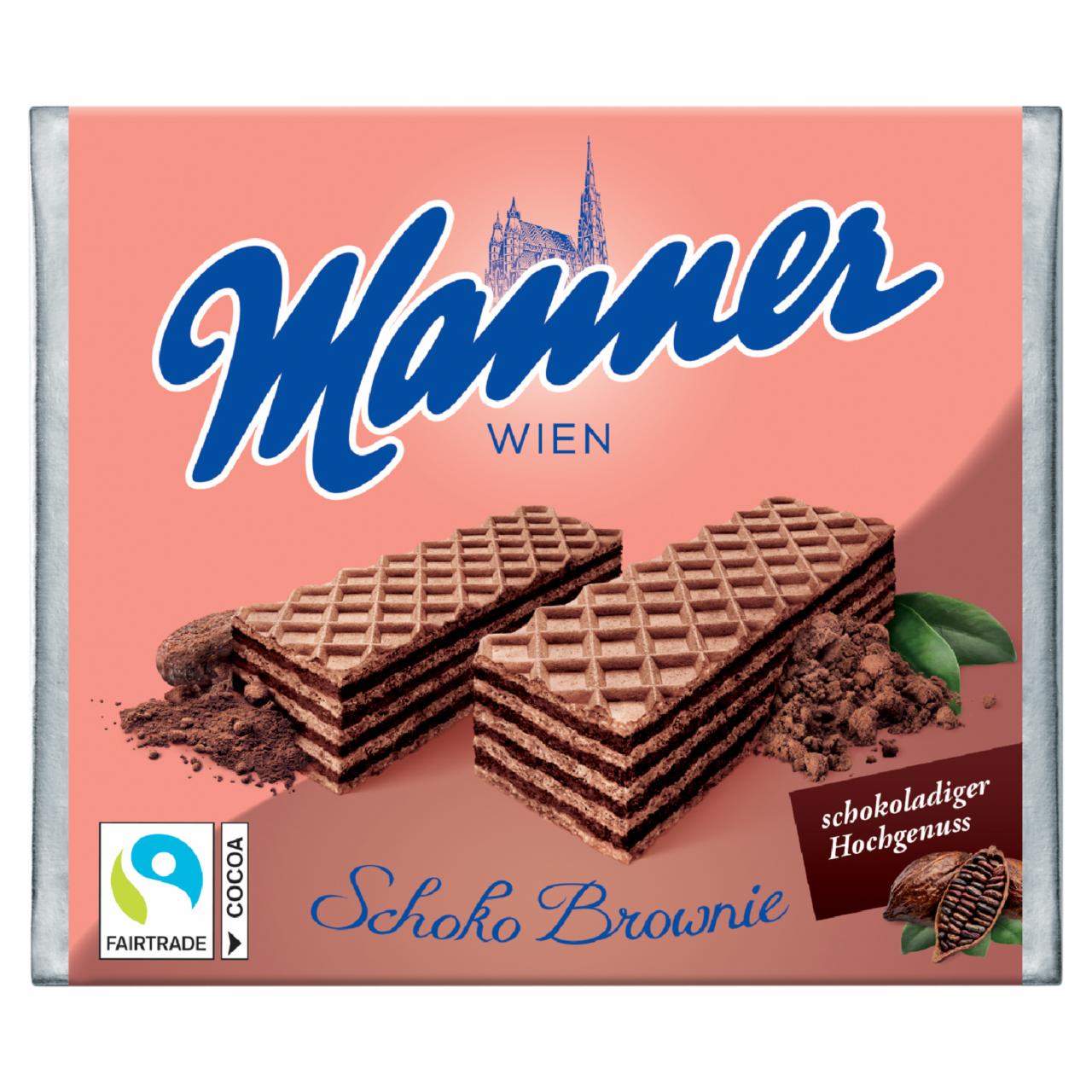 Képek - Manner ropogós kakaós ostyaszeletek kakaós krémmel töltve 75 g