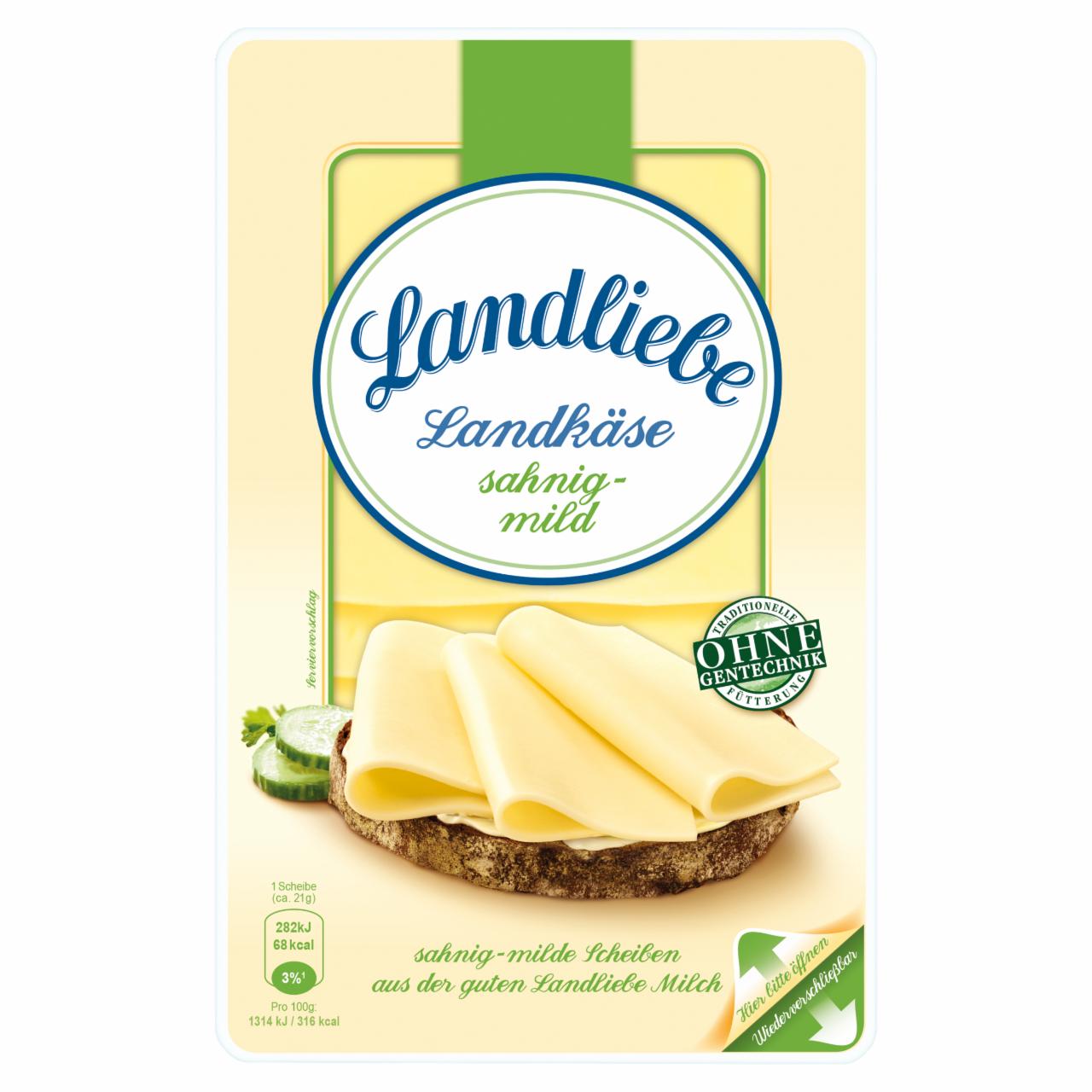 Képek - Landliebe selymesen lágy ízű szeletelt sajt 150 g