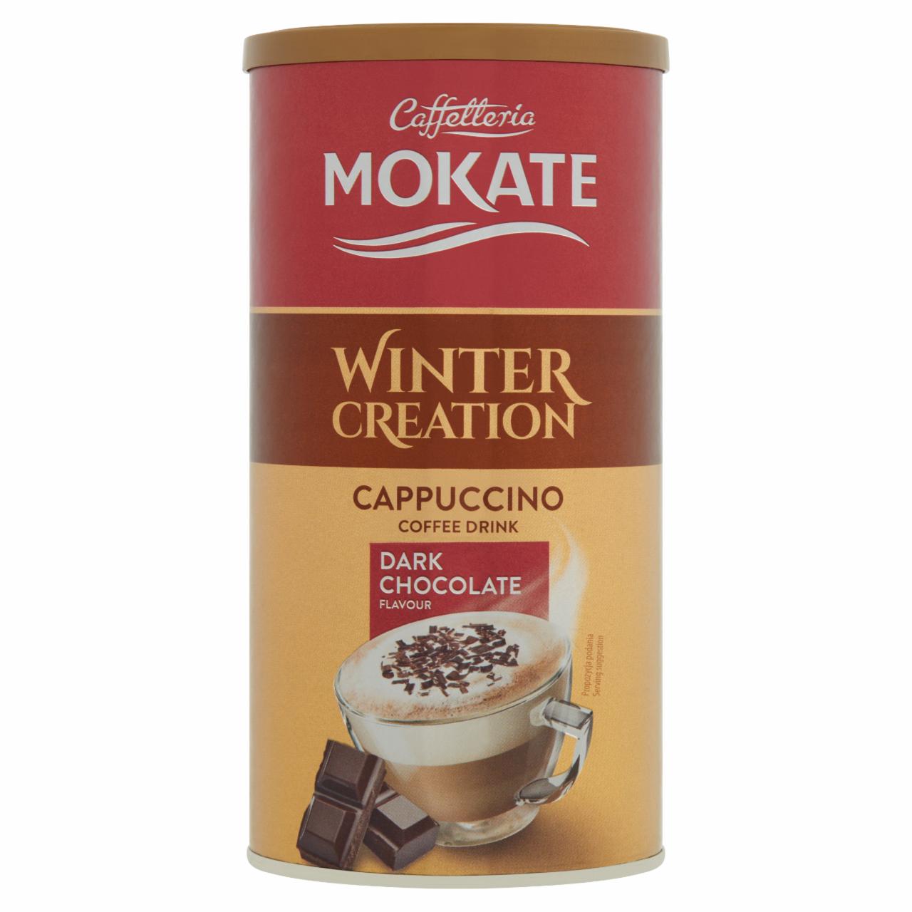 Képek - Mokate Winter Creation Cappuccino étcsokoládé ízű kávéitalpor 150 g