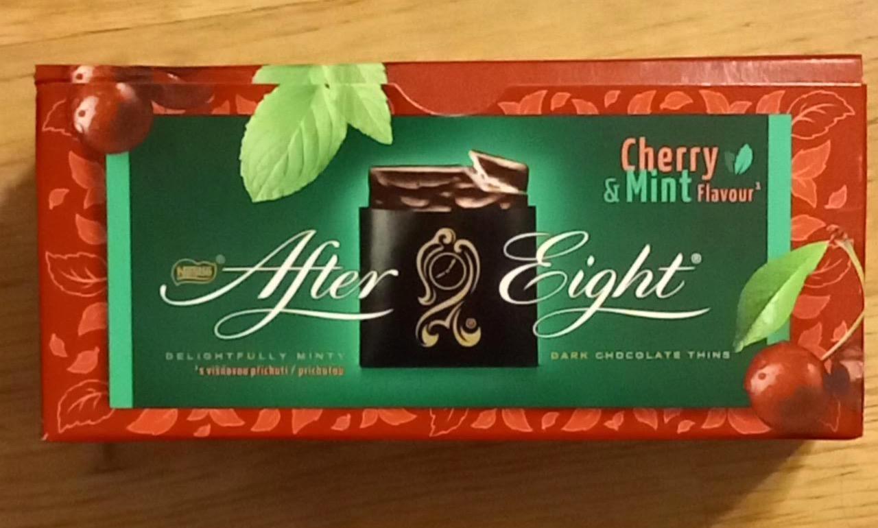 Képek - After Eight Étcsokoládés lapocskák cseresznyeízű borsmentás krémmel 200 g