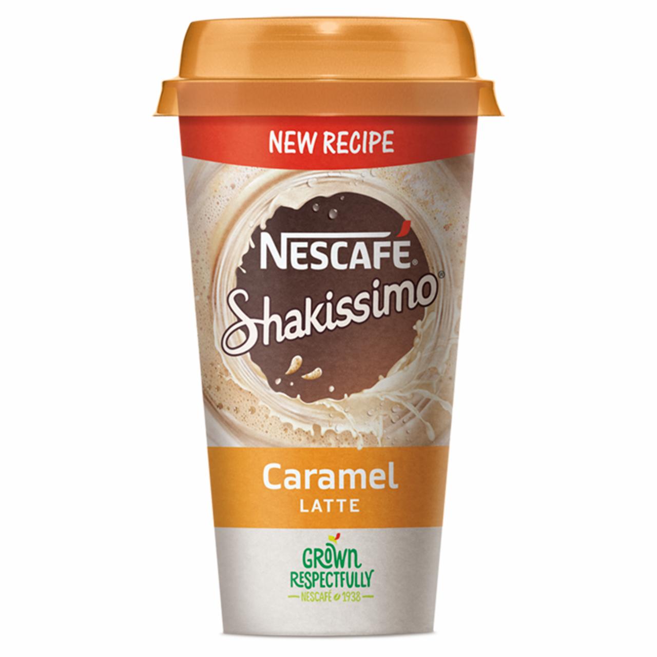 Képek - Nescafé Shakissimo kávés-karamelles félzsíros tejkészítmény 190 ml