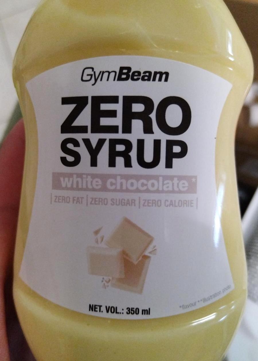 Képek - Zero syrup White Chocolate GymBeam